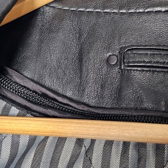 Vintage Milwaukee Leather Mens Black Genuine Leather Coat Jacket Oversized‎ XXL - Picture 9 of 13